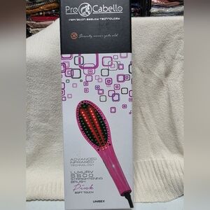 Luxury Pink Hair Straightening Brush